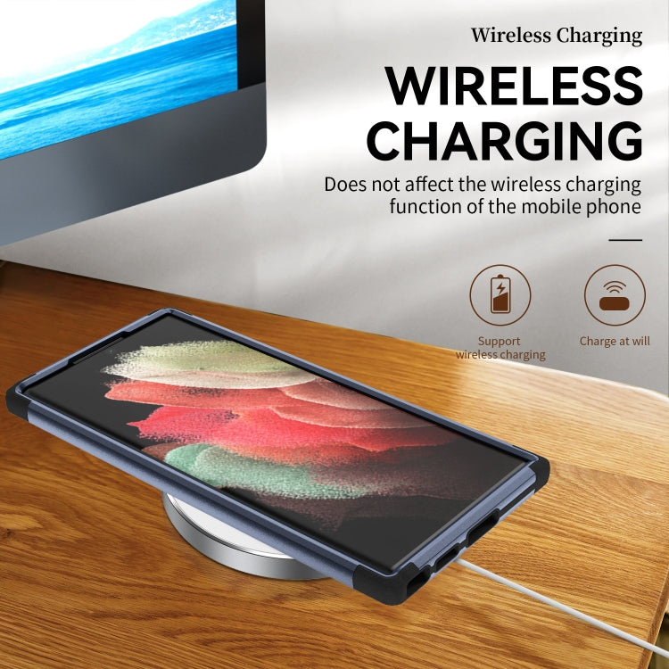 For Samsung Galaxy S22 Ultra 5G TPU + PC Shockproof Phone Case