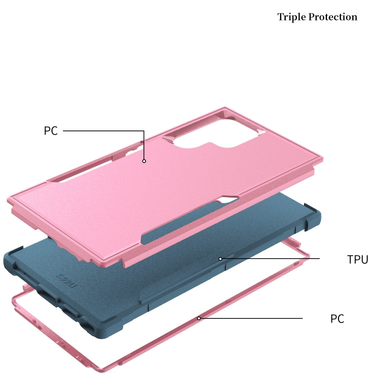For Samsung Galaxy S22 Ultra 5G TPU + PC Shockproof Phone Case