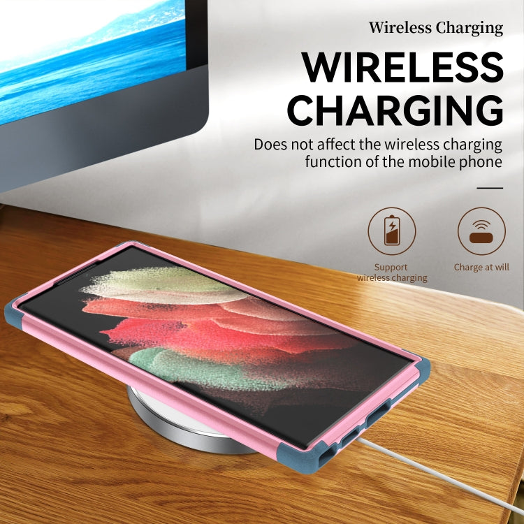 For Samsung Galaxy S22 Ultra 5G TPU + PC Shockproof Phone Case