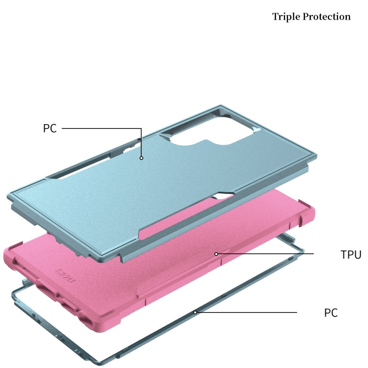 For Samsung Galaxy S22 Ultra 5G TPU + PC Shockproof Phone Case