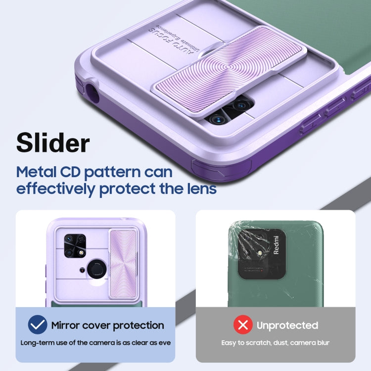For Xiaomi Redmi 10C Full Body Sliding Camshield Phone Case