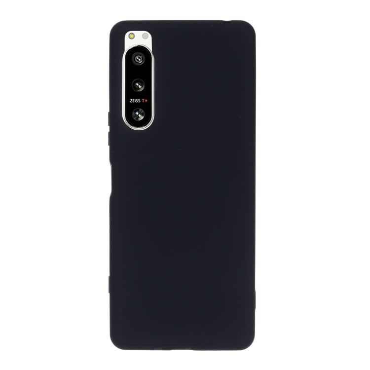 For Sony Xperia 5 IV Solid Color Liquid Silicone Dropproof Full Coverage Protective Case