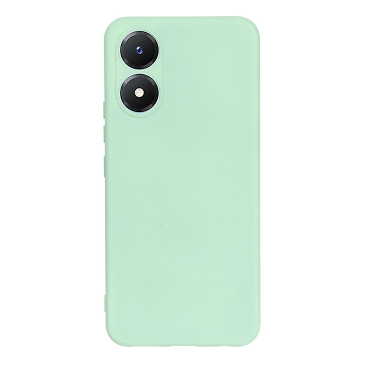 For Vivo Y02S 4G Solid Color Liquid Silicone Dropproof Full Coverage Protective Case