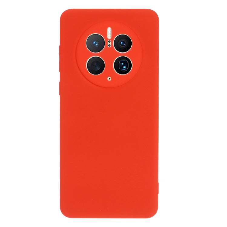 For Huawei Mate 50 Pro Solid Color Liquid Silicone Dropproof Full Coverage Protective Case