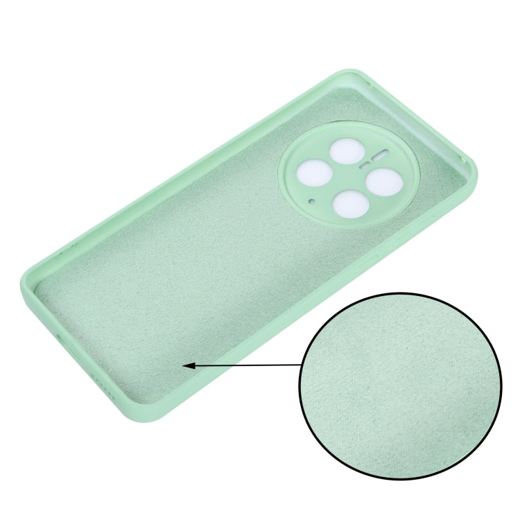 For Huawei Mate 50 Pro Solid Color Liquid Silicone Dropproof Full Coverage Protective Case