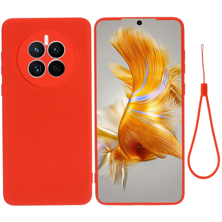 For Huawei Mate 50 Solid Color Liquid Silicone Dropproof Full Coverage Protective Case