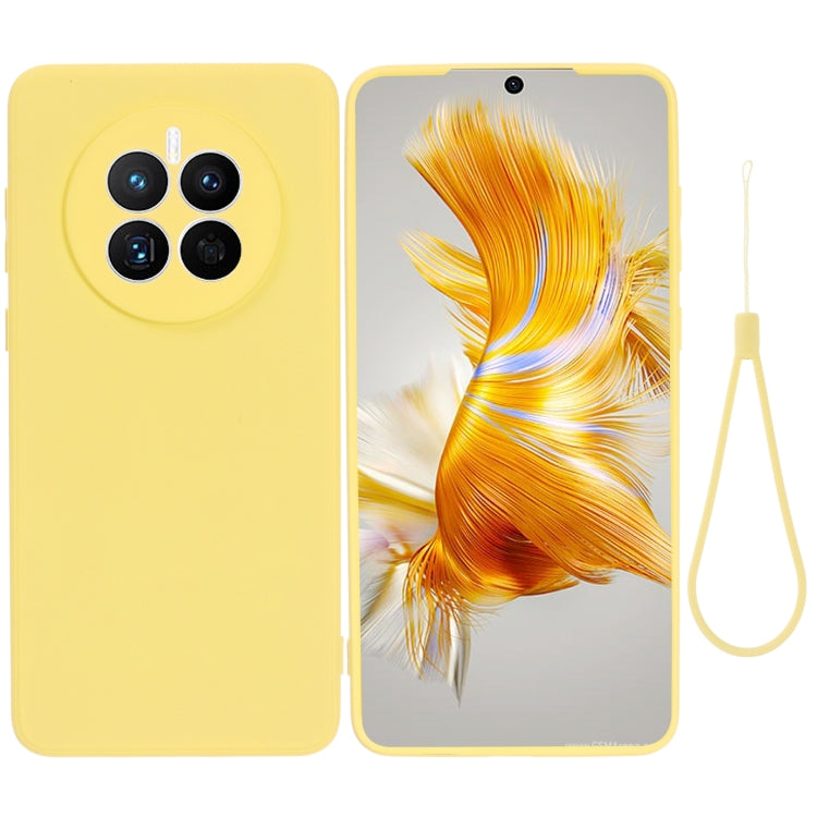 For Huawei Mate 50 Solid Color Liquid Silicone Dropproof Full Coverage Protective Case
