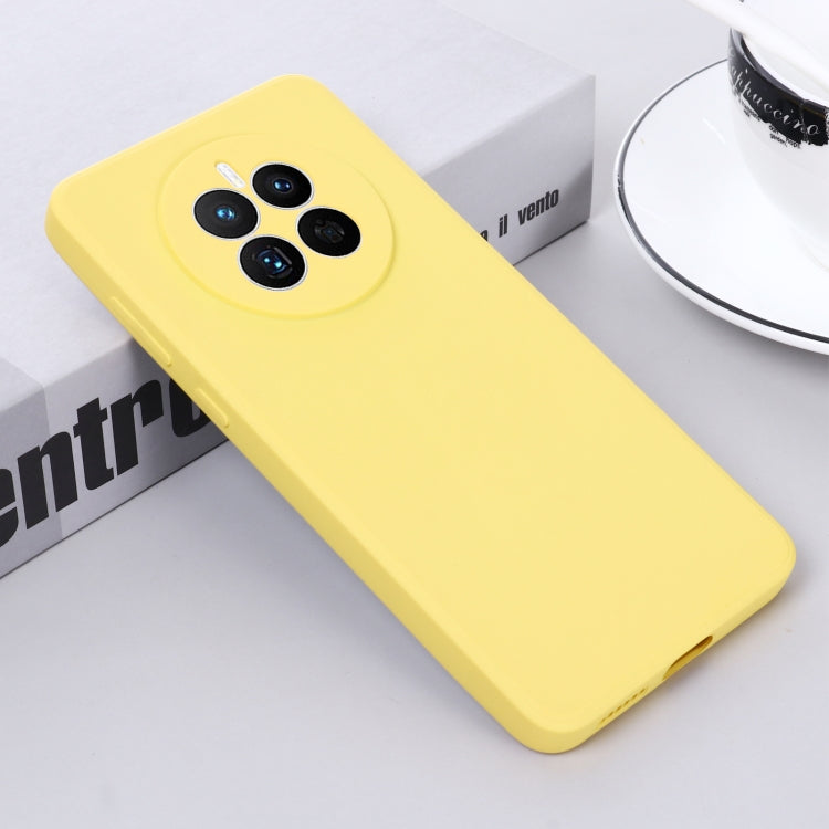 For Huawei Mate 50 Solid Color Liquid Silicone Dropproof Full Coverage Protective Case