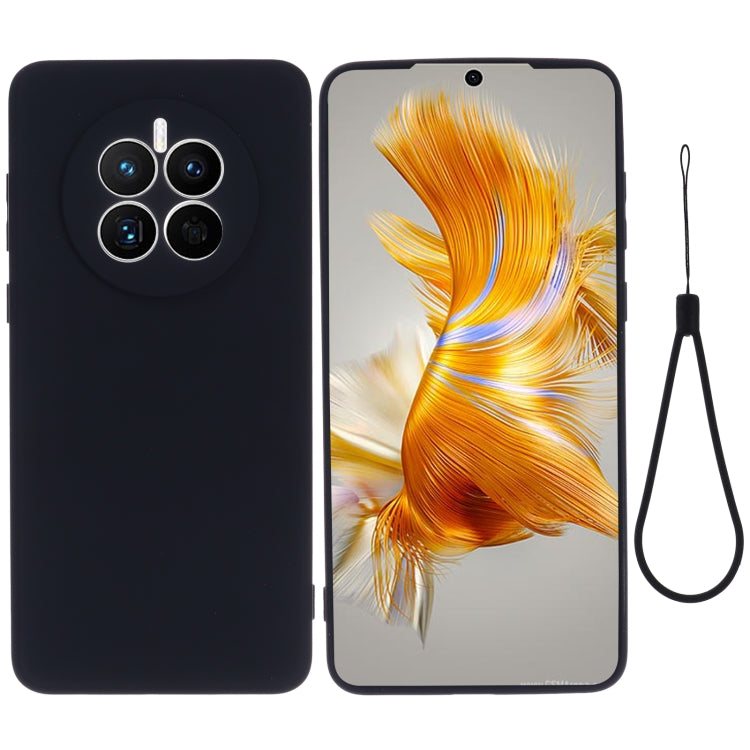 For Huawei Mate 50 Solid Color Liquid Silicone Dropproof Full Coverage Protective Case