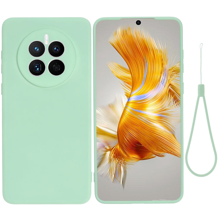 For Huawei Mate 50 Solid Color Liquid Silicone Dropproof Full Coverage Protective Case