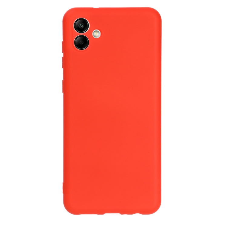 For Samsung Galaxy A04 Solid Color Liquid Silicone Dropproof Full Coverage Protective Case