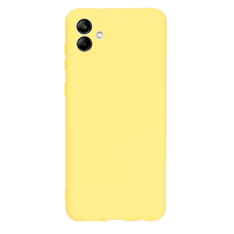 For Samsung Galaxy A04 Solid Color Liquid Silicone Dropproof Full Coverage Protective Case