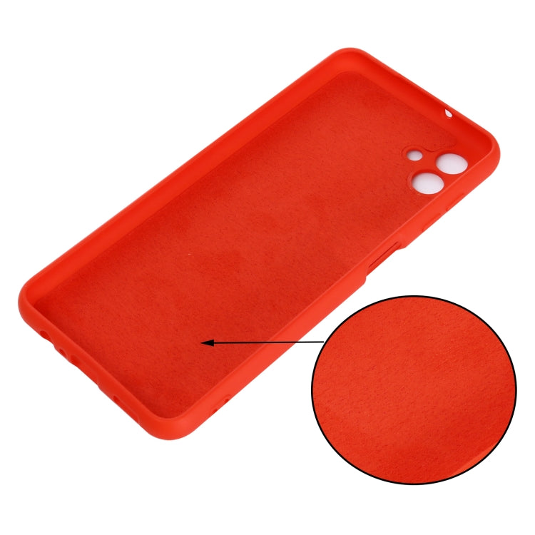For Samsung Galaxy M13 5G Solid Color Liquid Silicone Dropproof Full Coverage Protective Case