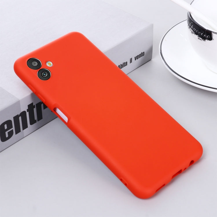 For Samsung Galaxy M13 5G Solid Color Liquid Silicone Dropproof Full Coverage Protective Case
