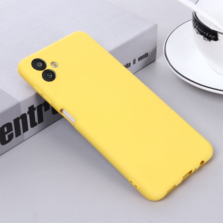 For Samsung Galaxy M13 5G Solid Color Liquid Silicone Dropproof Full Coverage Protective Case