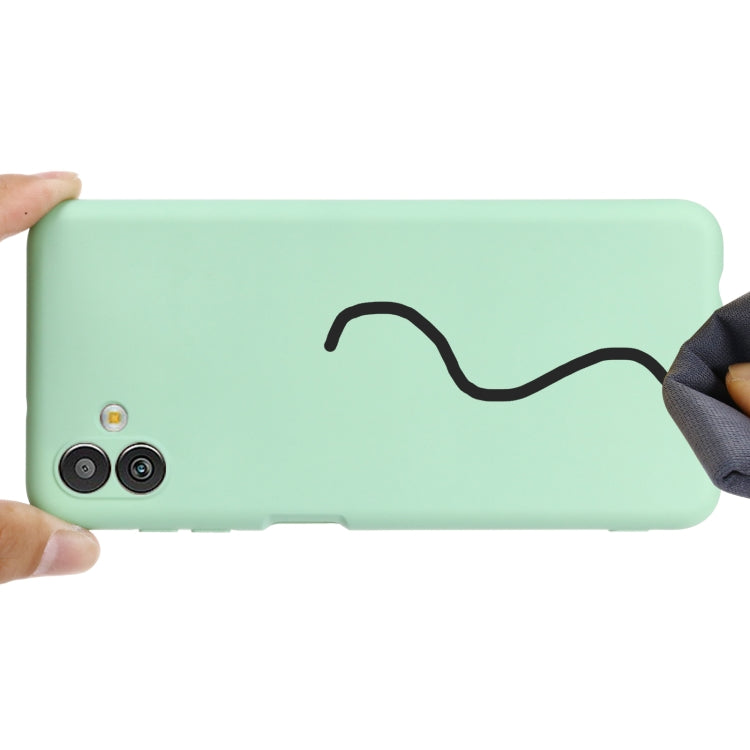 For Samsung Galaxy M13 5G Solid Color Liquid Silicone Dropproof Full Coverage Protective Case