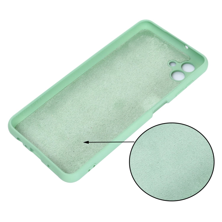 For Samsung Galaxy M13 5G Solid Color Liquid Silicone Dropproof Full Coverage Protective Case