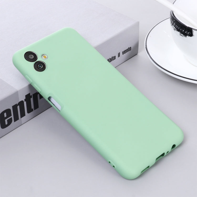 For Samsung Galaxy M13 5G Solid Color Liquid Silicone Dropproof Full Coverage Protective Case
