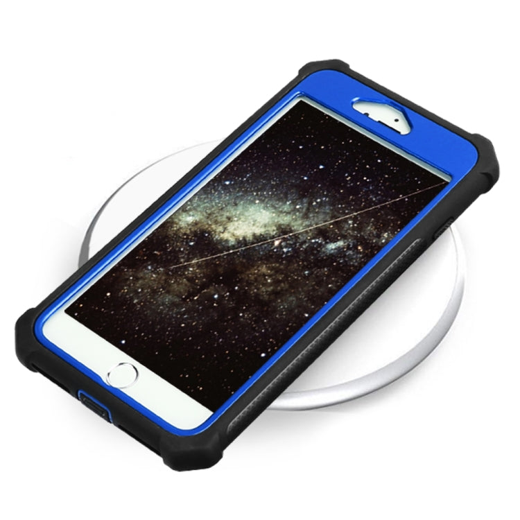 For iPhone 8 Plus / 7 Plus Four-corner Shockproof All-inclusive Transparent Space Case