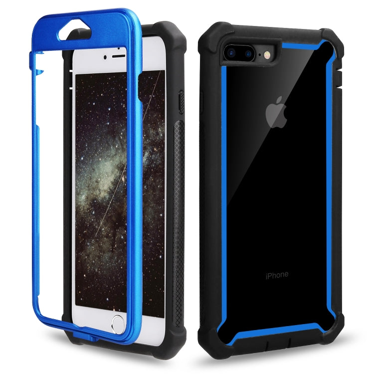 For iPhone 8 Plus / 7 Plus Four-corner Shockproof All-inclusive Transparent Space Case