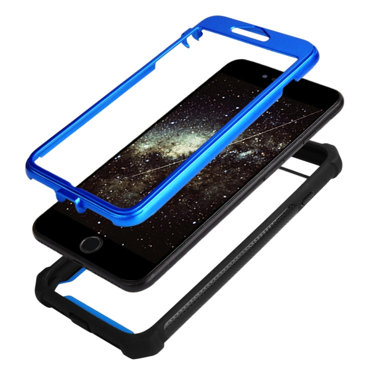 For iPhone 8 Plus / 7 Plus Four-corner Shockproof All-inclusive Transparent Space Case