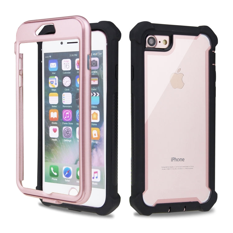 For iPhone 8 Plus / 7 Plus Four-corner Shockproof All-inclusive Transparent Space Case