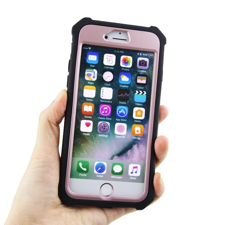 For iPhone 8 Plus / 7 Plus Four-corner Shockproof All-inclusive Transparent Space Case