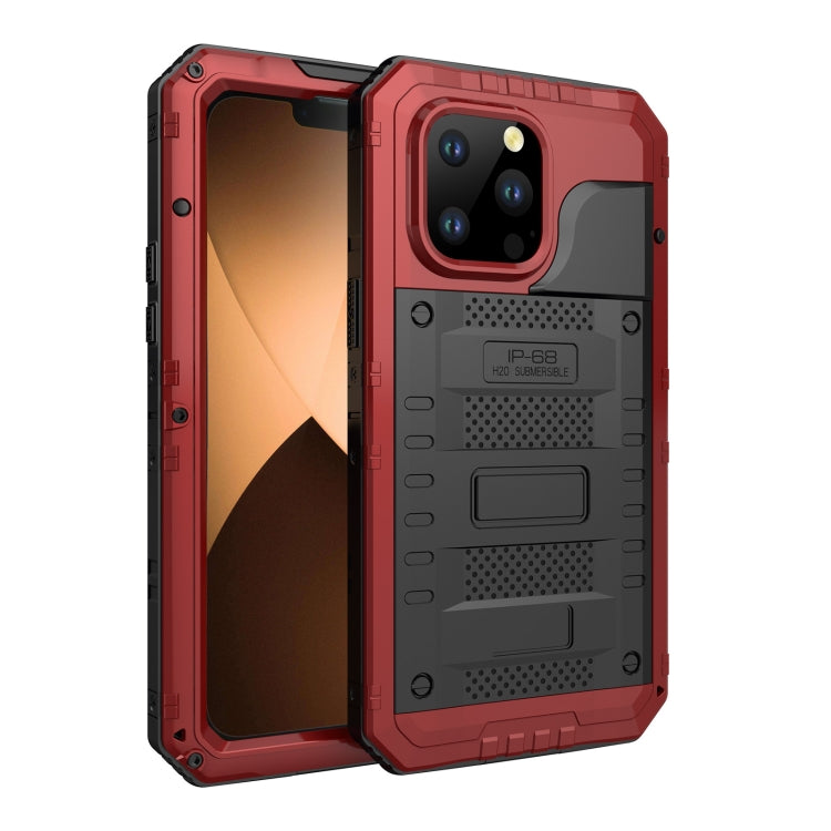 For iPhone 14 Pro Shockproof Waterproof Dustproof Metal + Silicone Phone Case
