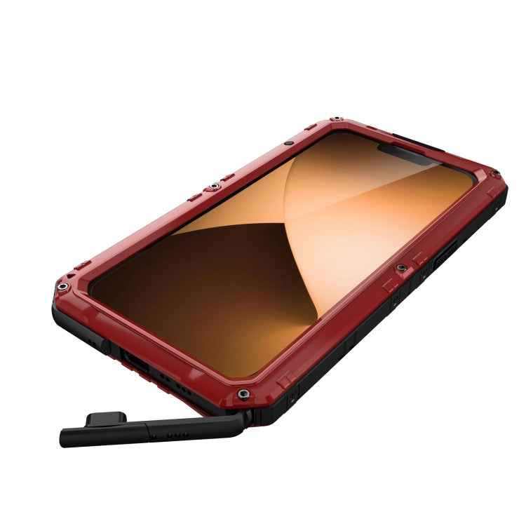 For iPhone 14 Pro Shockproof Waterproof Dustproof Metal + Silicone Phone Case