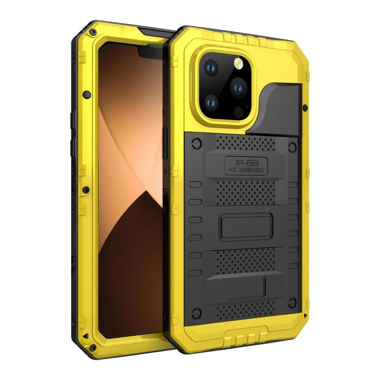 For iPhone 14 Pro Shockproof Waterproof Dustproof Metal + Silicone Phone Case