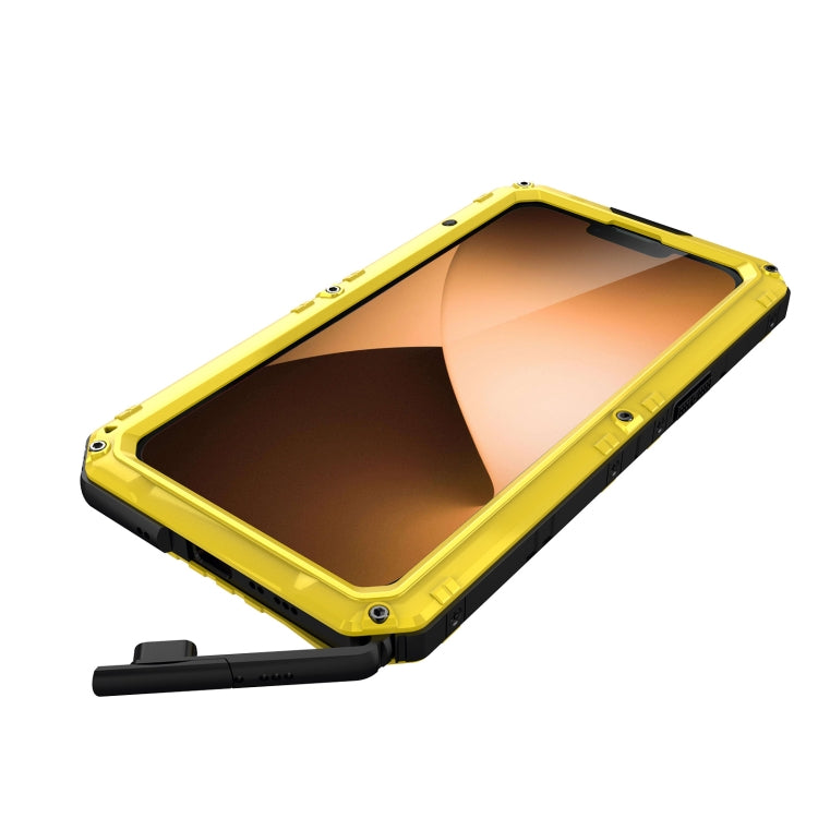 For iPhone 14 Pro Shockproof Waterproof Dustproof Metal + Silicone Phone Case