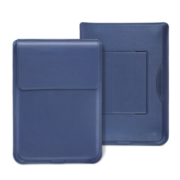For MacBook 15 / 16 inch PU Leather 4 in 1 Laptop Bag with Functional Bracket