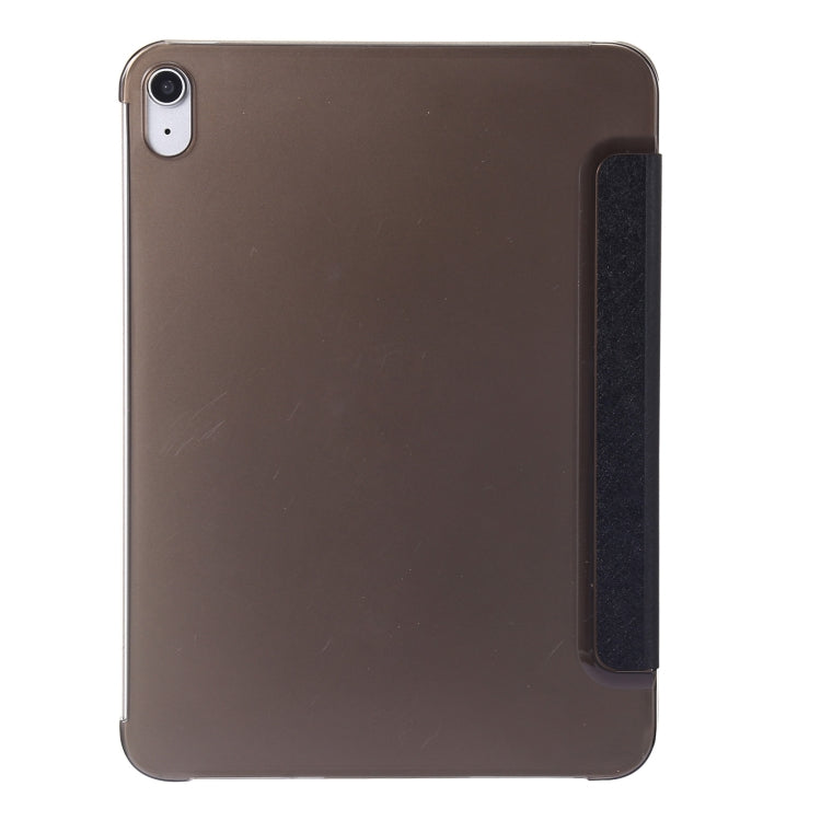 For iPad 10th Gen 10.9 2022 Silk Texture Three-fold Horizontal Flip Leather Tablet Case
