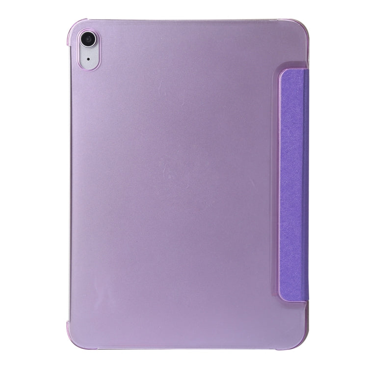 For iPad 10th Gen 10.9 2022 Silk Texture Three-fold Horizontal Flip Leather Tablet Case