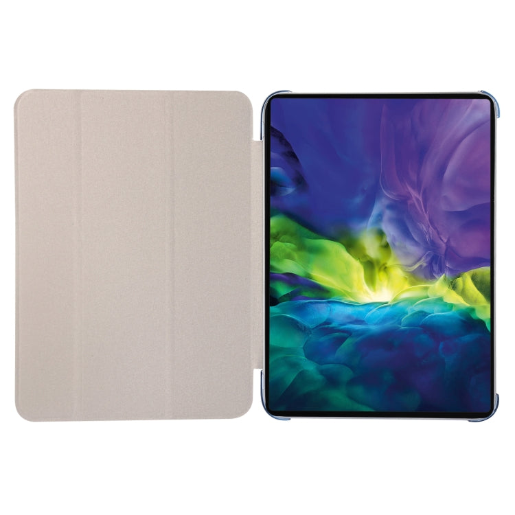 For iPad 10th Gen 10.9 2022 Silk Texture Three-fold Horizontal Flip Leather Tablet Case