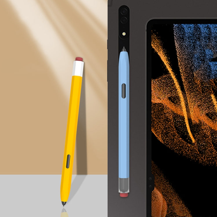 For Samsung Galaxy Tab S7 / S7+ / S8 / S8+ LOVE MEI Soft Silicone Stylus Pen Protective Case