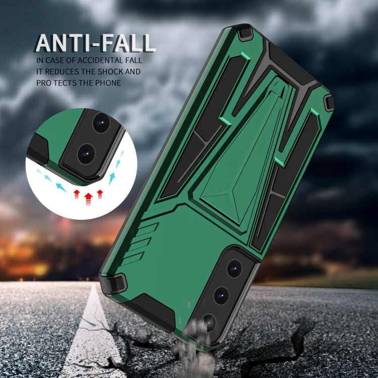 For Samsung Galaxy S23 5G Super V Armor PC + TPU Phone Case with Invisible Holder