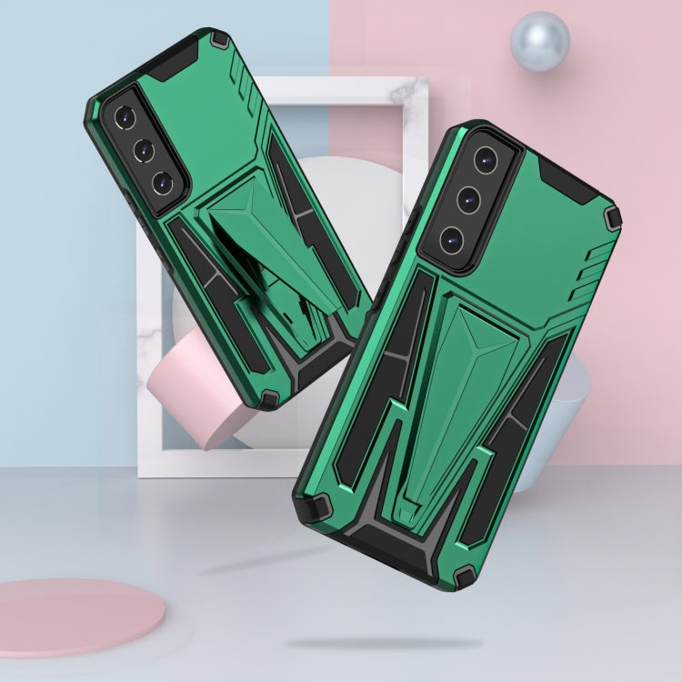 For Samsung Galaxy S23 5G Super V Armor PC + TPU Phone Case with Invisible Holder
