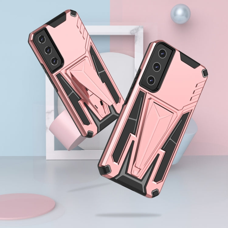 For Samsung Galaxy S23 5G Super V Armor PC + TPU Phone Case with Invisible Holder
