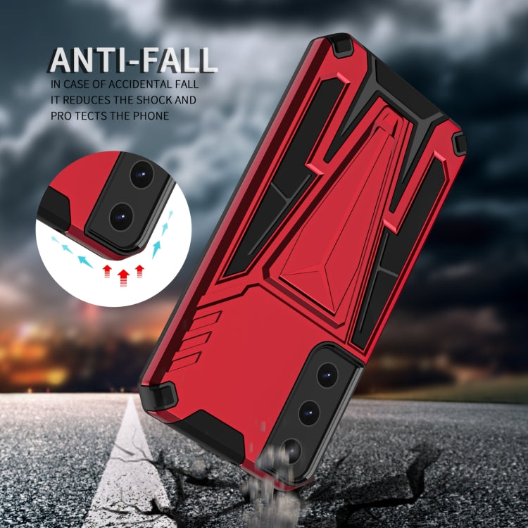 For Samsung Galaxy S23+ 5G Super V Armor PC + TPU Phone Case with Invisible Holder