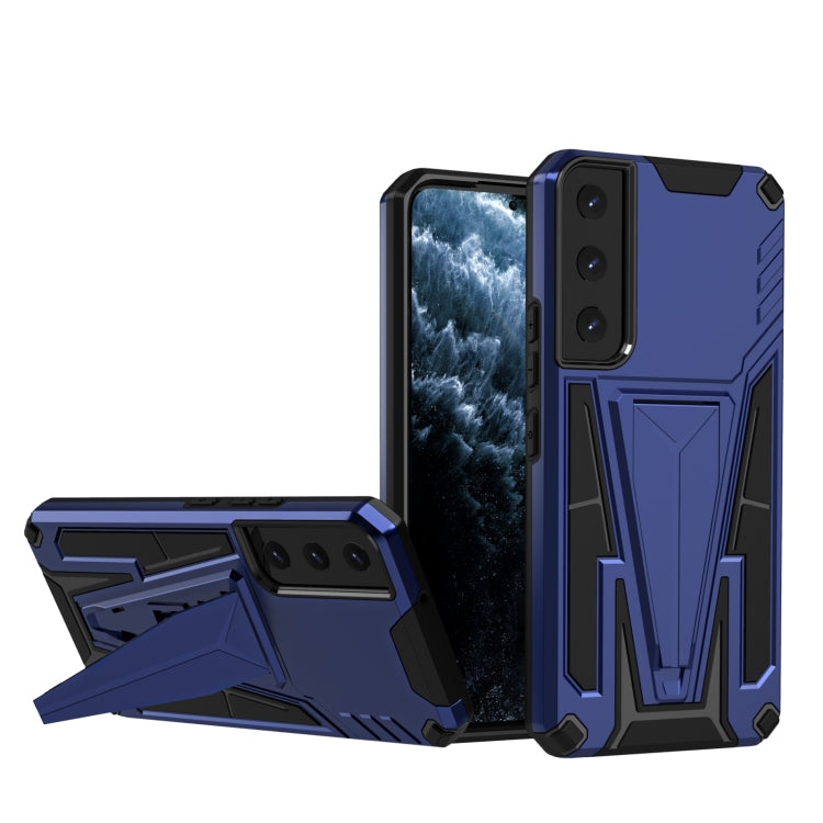 For Samsung Galaxy S23+ 5G Super V Armor PC + TPU Phone Case with Invisible Holder