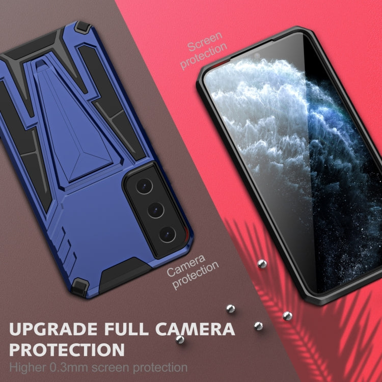 For Samsung Galaxy S23+ 5G Super V Armor PC + TPU Phone Case with Invisible Holder