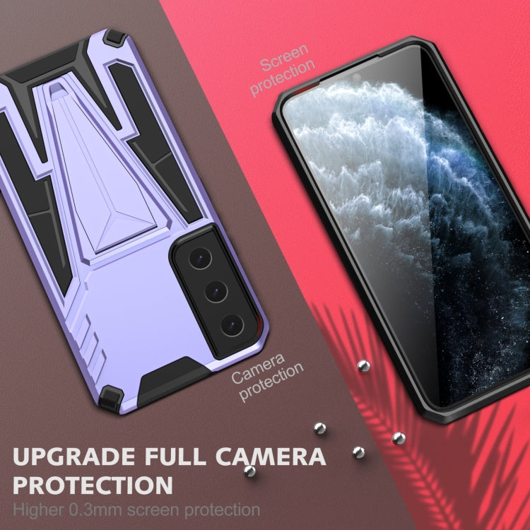 For Samsung Galaxy S23+ 5G Super V Armor PC + TPU Phone Case with Invisible Holder