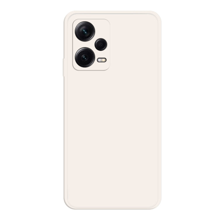 For Xiaomi Redmi Note 12 Pro+ China Imitation Liquid Silicone Straight Edge Phone Case