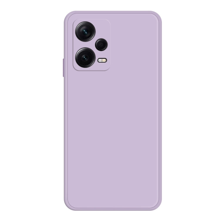 For Xiaomi Redmi Note 12 Pro+ China Imitation Liquid Silicone Straight Edge Phone Case