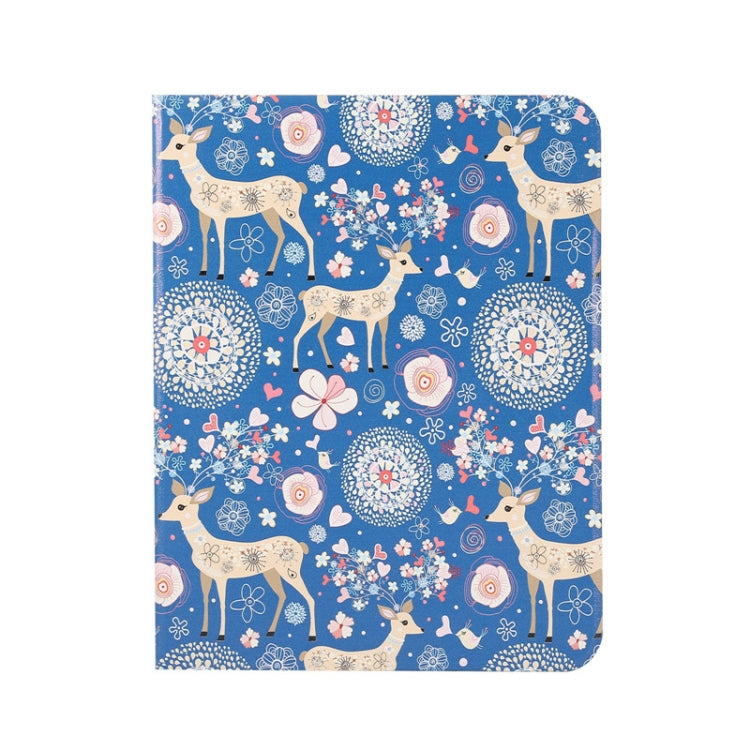 For iPad Pro 11 2022/2021/2020/2018 / Air 10.9 2022/2020 Painted Voltage Pen Slot Tablet Smart Case
