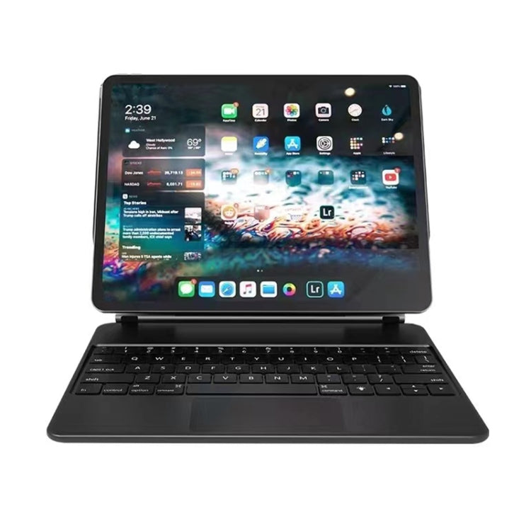 For iPad Pro 11 inch 2021/2020/2018 P11 Bluetooth Keyboard Leather Case with Touch Pad