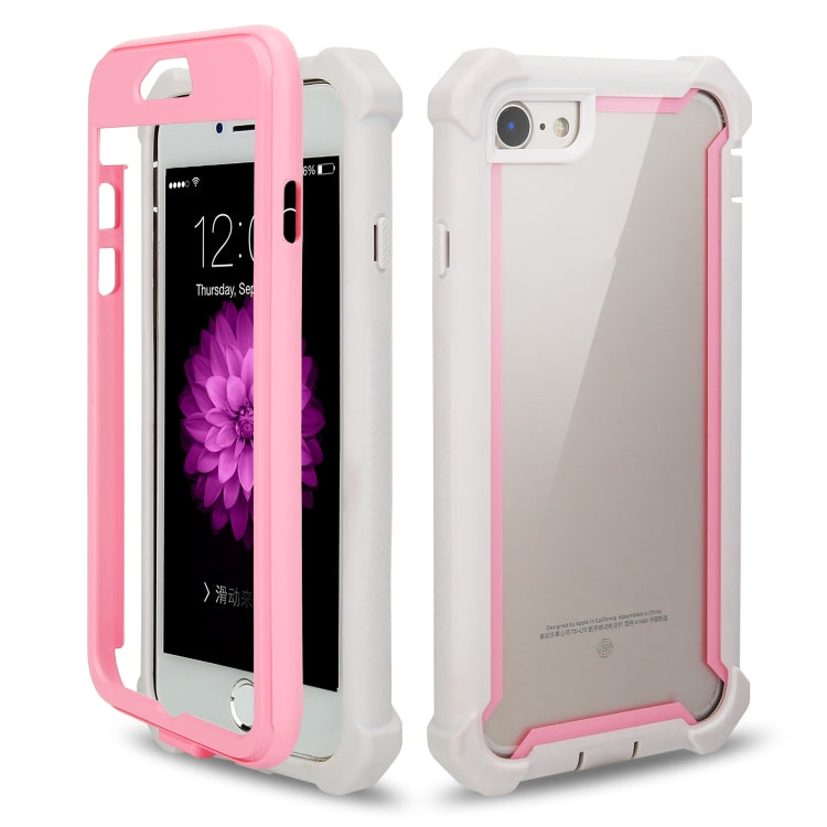 For iPhone SE 2022 / SE 2020 / 8 / 7 Four-corner Shockproof All-inclusive Transparent Space Case