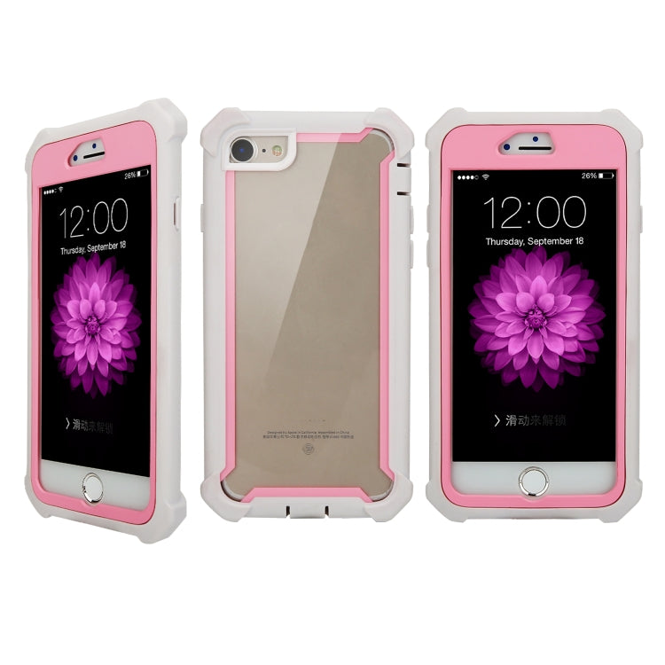 For iPhone SE 2022 / SE 2020 / 8 / 7 Four-corner Shockproof All-inclusive Transparent Space Case