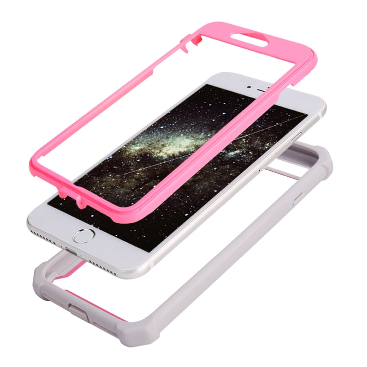 For iPhone SE 2022 / SE 2020 / 8 / 7 Four-corner Shockproof All-inclusive Transparent Space Case